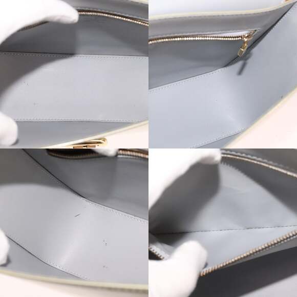 LOUIS VUITTON Monogram Vernis Christie GM Shoulder Bag Gris M91148 - Picture 12 of 13